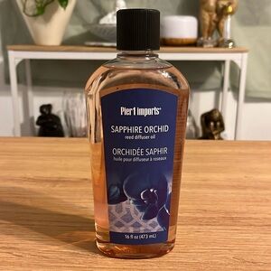 Pier 1 One Imports SAPPHIRE ORCHID Reed Diffuser Oil 16 oz Refill Bottle